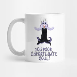 Poor Unfortunate Souls Chibi Mug